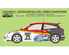 Decal – Ford Focus WRC 01 Rally Deutschland 2002 – Kremer